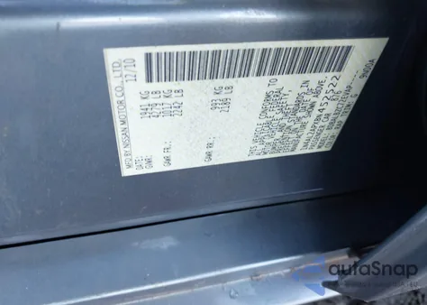 2011 Nissan Altima 2.5 S из США, поврежденный, VIN 1N4AL2APXBN452522